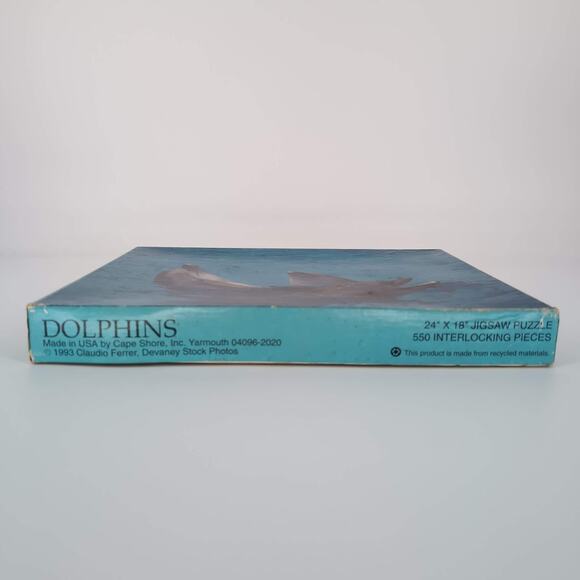 Vintage Dolphins 550 Interlocking Pieces Jigsaw Puzzle - Good Used Condition - Picture 4 of 10
